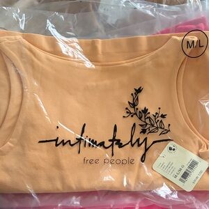 Free People Intimately Peach Tank Top